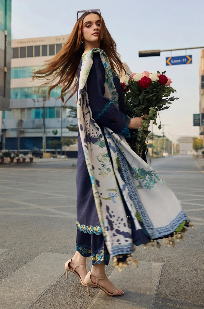 Charizma - Summer 3PC Lawn Embroidered Suit - LDS140