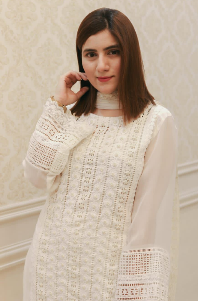 Maria.B - 3PC Lawn Embroidered Suit - LDS025