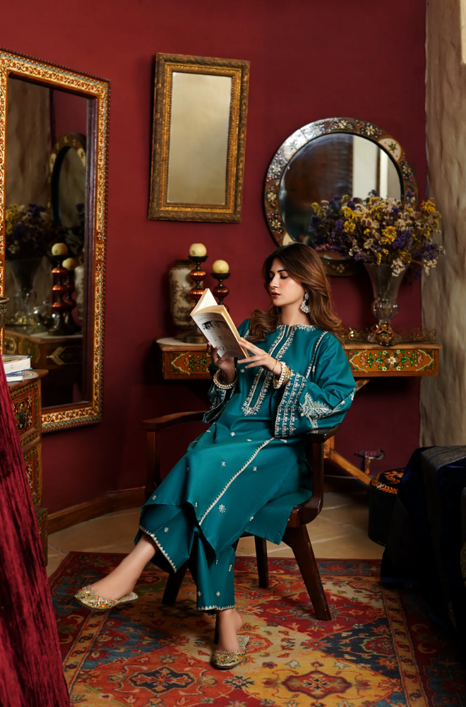 Urge - Summer 2PC Lawn Embroidered Suit - LDS014