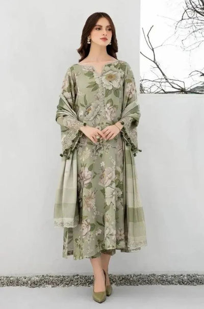 3 Piece Lawn Digital Printed Suit - SKU:(LDS076)