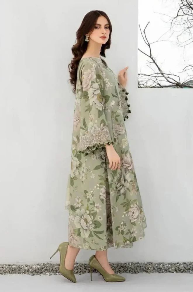 3 Piece Lawn Digital Printed Suit - SKU:(LDS076)