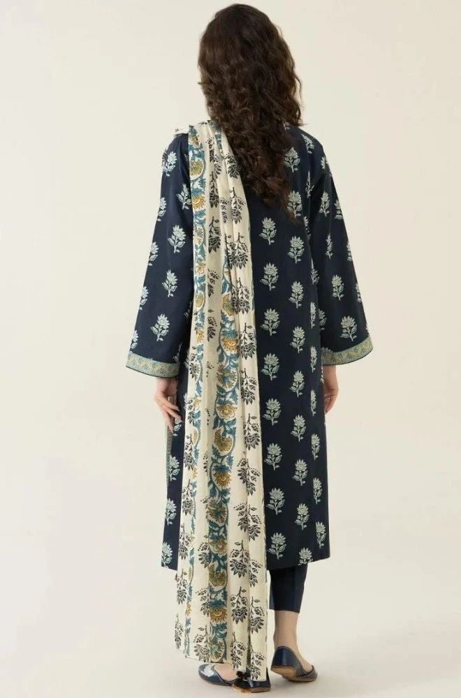 3 Piece Lawn Digital Printed Suit - SKU:(LDS073)