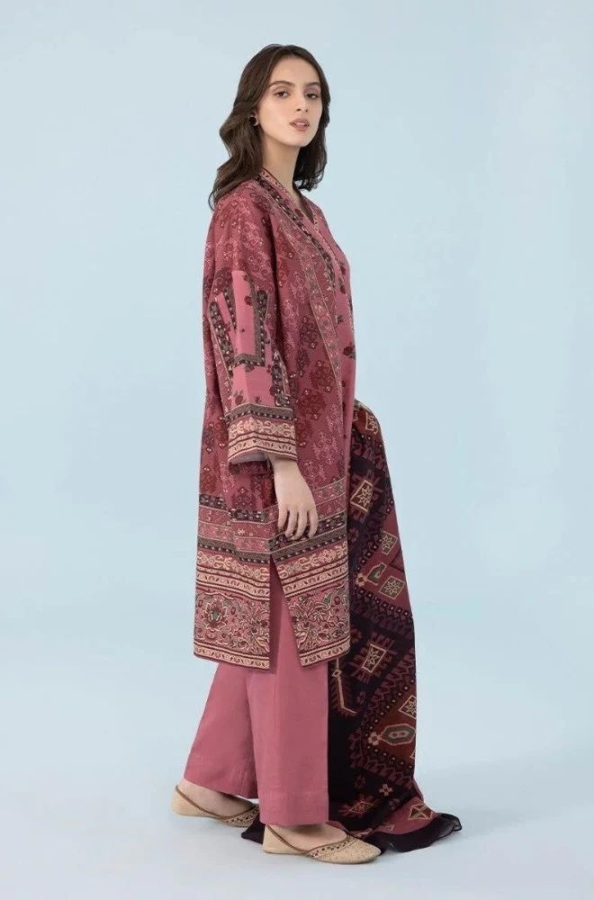 3 Piece Lawn Digital Printed Suit - SKU:(LDS071)
