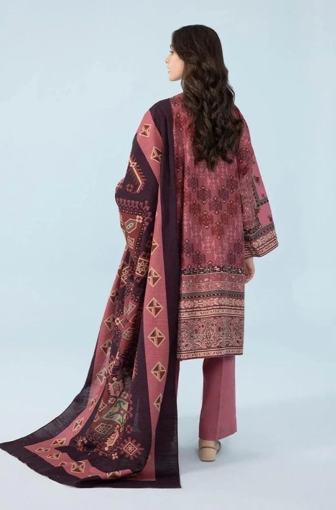 3 Piece Lawn Digital Printed Suit - SKU:(LDS071)