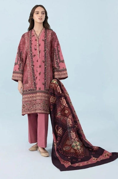 3 Piece Lawn Digital Printed Suit - SKU:(LDS071)