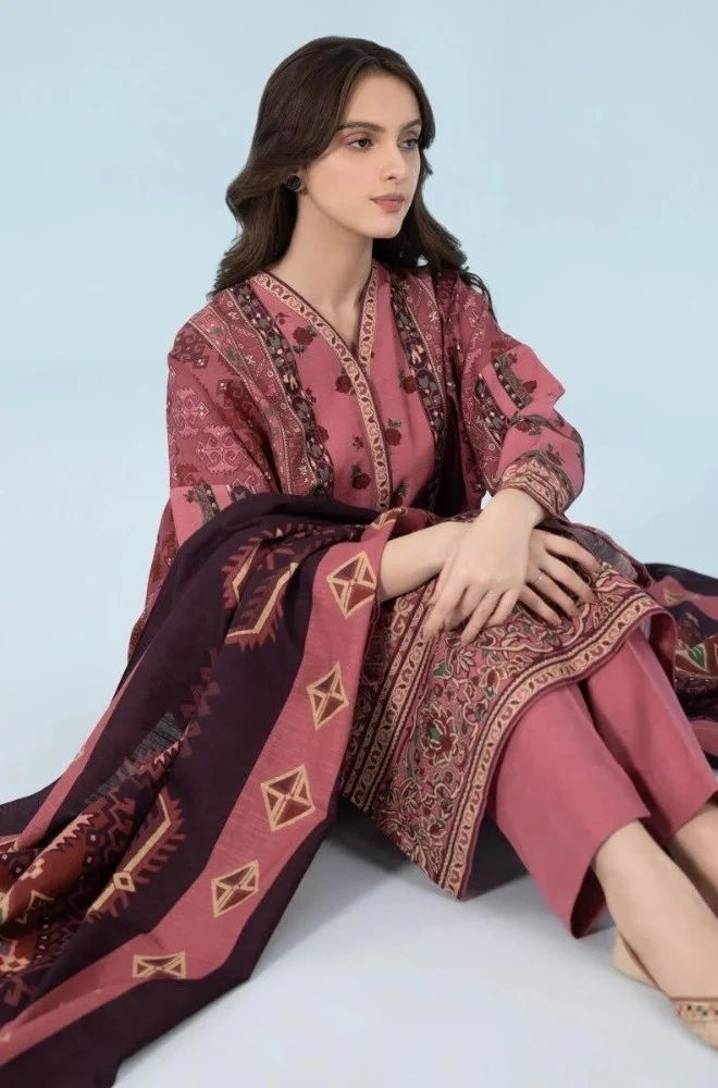 3 Piece Lawn Digital Printed Suit - SKU:(LDS071)