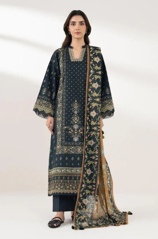 3 Piece Lawn Digital Printed Suit - SKU:(LDS074)