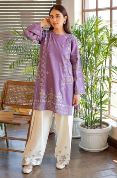 2 Piece Embroidered Lawn Suit - SKU:(LDS097)