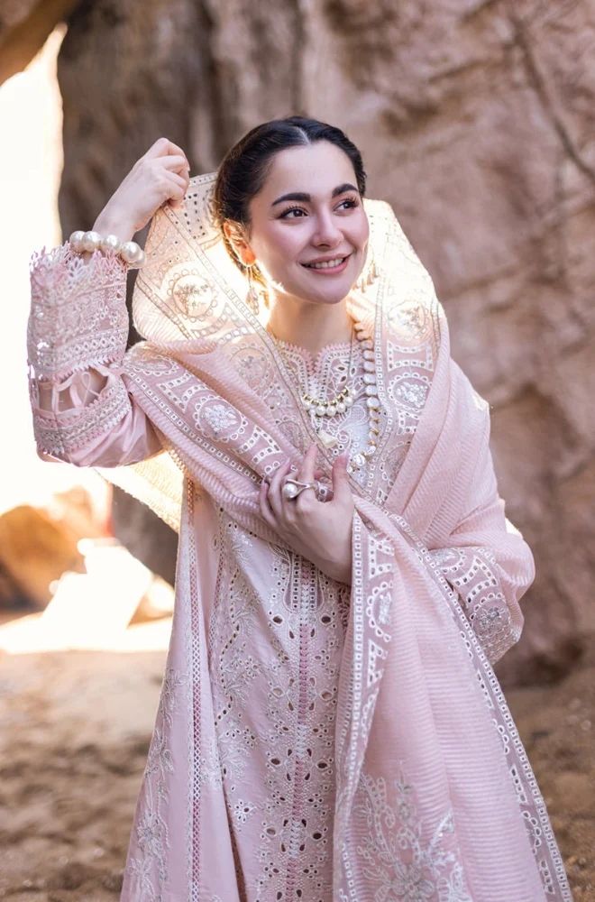 3 Piece Chikankari Embroidered Lawn Suit - SKU:(LDS052)