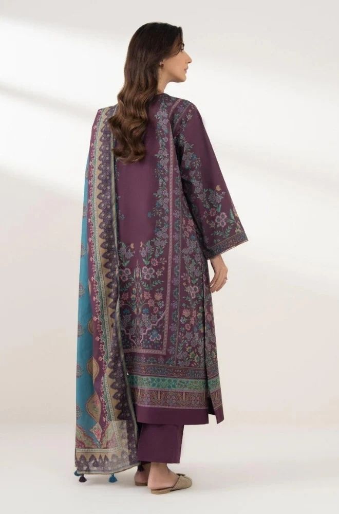 3 Piece Lawn Digital Printed Suit - SKU:(LDS069)