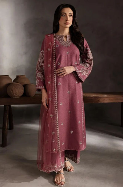 3 Piece Chikankari Embroidered Lawn Suit - SKU:(LDS024)