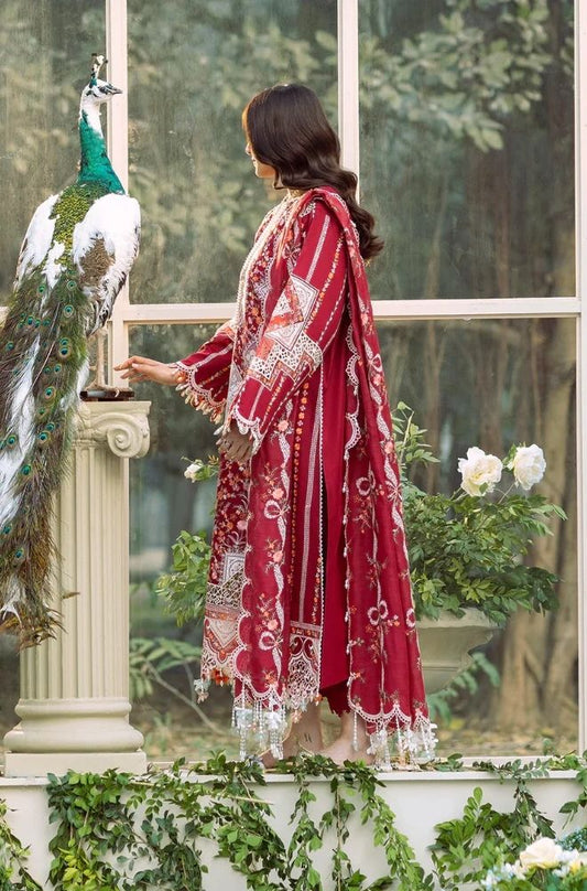 3 Piece Chikankari Embroidered Lawn Suit SKU: (LDS020)