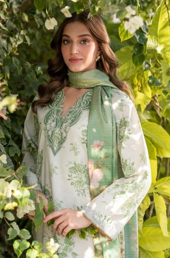 3 Piece Lawn Digital Printed Suit - SKU:(LDS068)