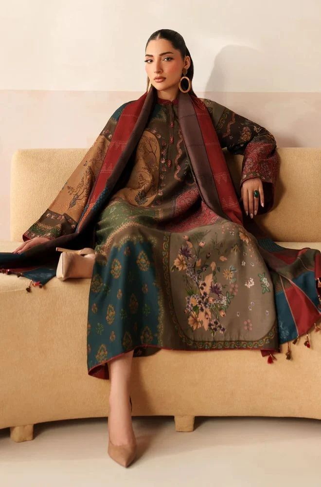 3 Piece Lawn Digital Printed Suit - SKU:(LDS066)
