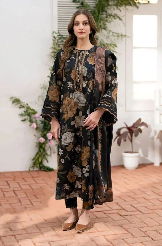 3 Piece Lawn Digital Printed Suit - SKU:(LDS067)
