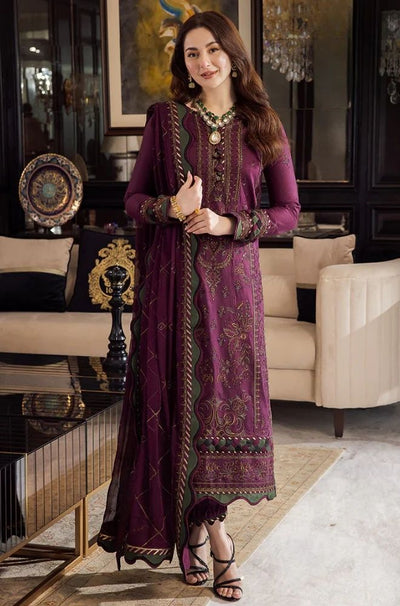 3 Piece Embroidered Lawn Suit - SKU:(LDS050)
