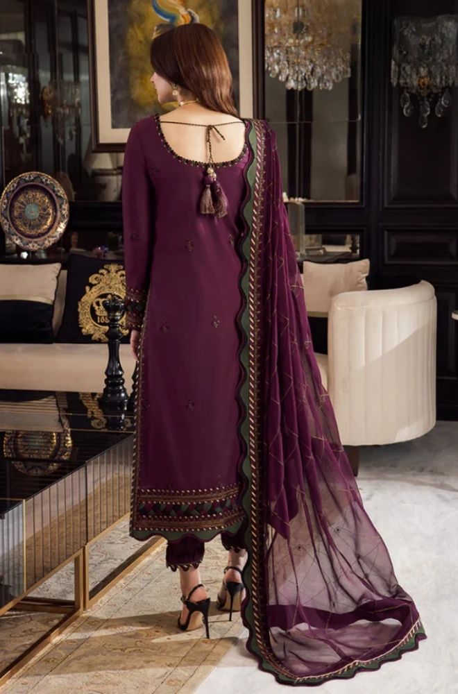 3 Piece Embroidered Lawn Suit - SKU:(LDS050)