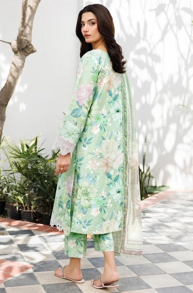 3 Piece Lawn Digital Printed Suit - SKU:(LDS065)