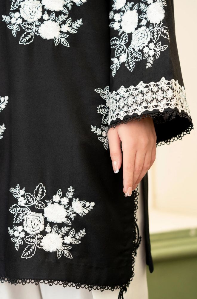 3 Piece Embroidered Lawn Suit - SKU:(LDS084)
