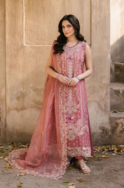 3 Piece Embroidered Lawn Suit - SKU: (LDS011)