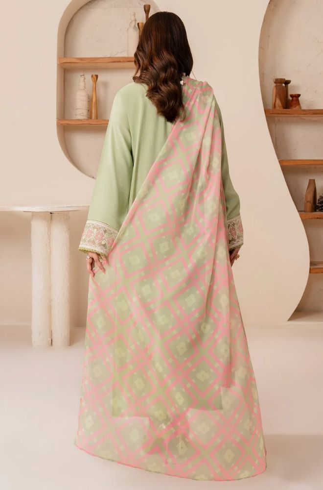 3 Piece Embroidered Lawn Suit - SKU:(LDS083)