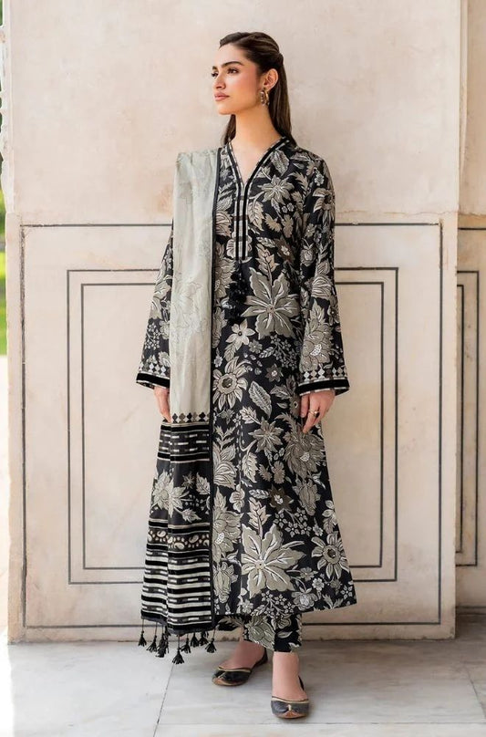 3 Piece Lawn Digital Printed Suit - SKU:(LDS064)