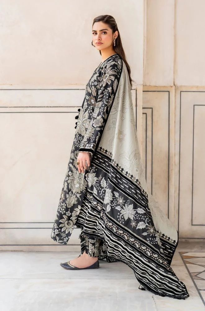 3 Piece Lawn Digital Printed Suit - SKU:(LDS064)