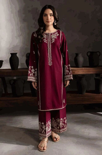 2 Piece Embroidered Lawn Suit - SKU:(LDS092)