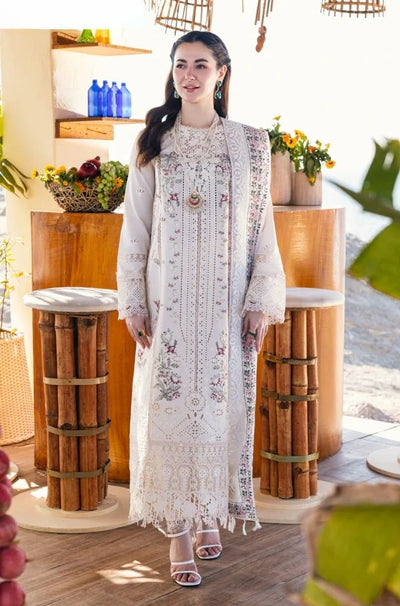 3 Piece Chikankari Embroidered Lawn Suit - SKU:(LDS047)