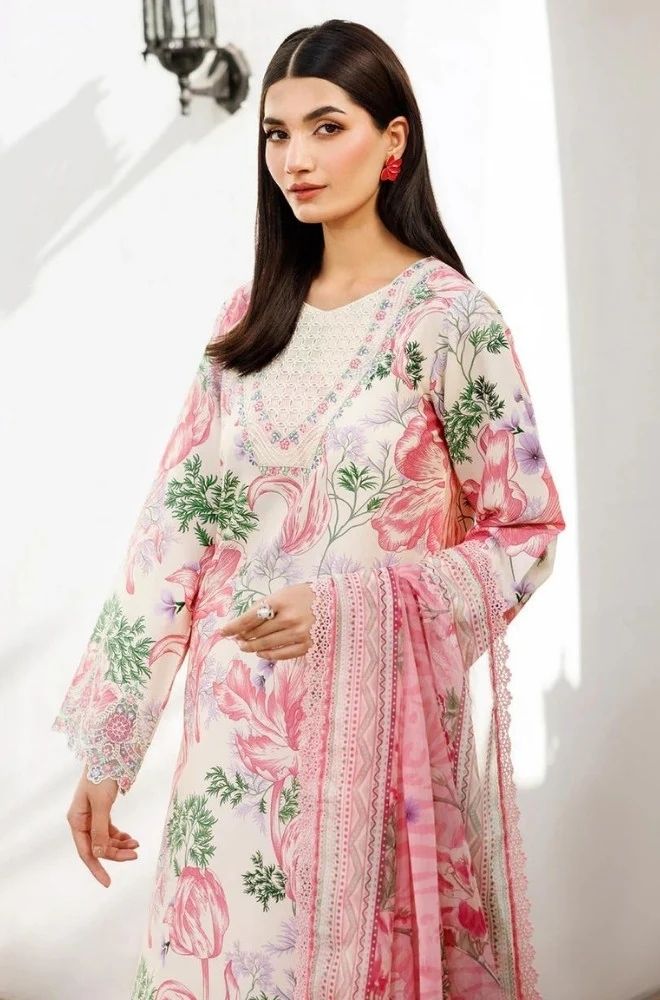 3 Piece Lawn Digital Printed Suit - SKU:(LDS061)