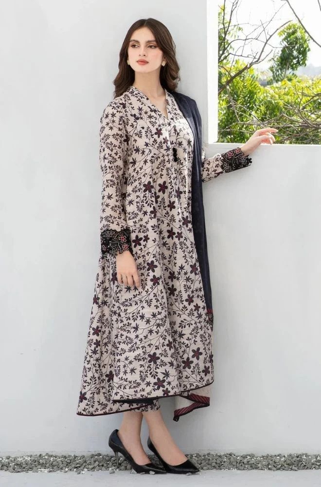 3 Piece Lawn Digital Printed Suit - SKU:(LDS059)