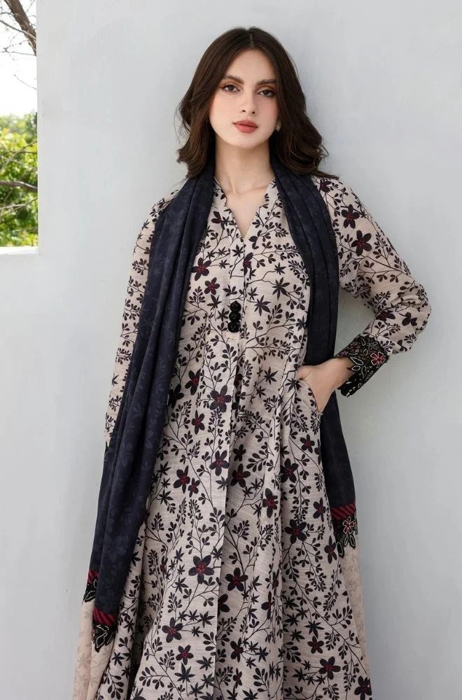 3 Piece Lawn Digital Printed Suit - SKU:(LDS059)