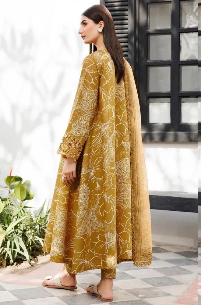 3 Piece Lawn Digital Printed Suit - SKU:(LDS058)