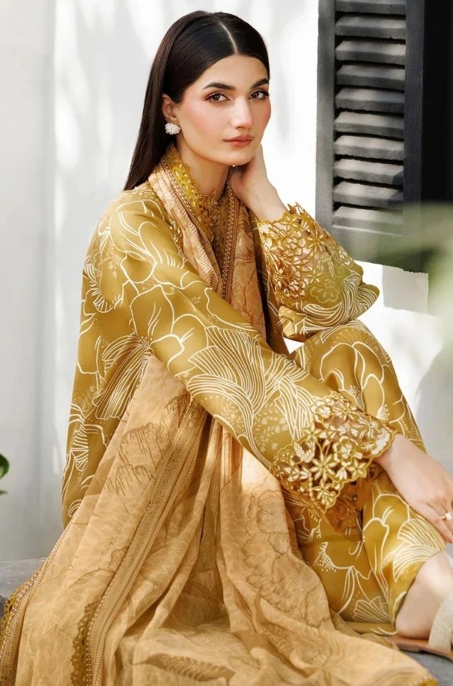 3 Piece Lawn Digital Printed Suit - SKU:(LDS058)