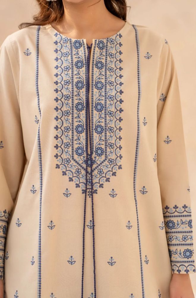 3 Piece Embroidered Lawn Suit - SKU:(LDS079)