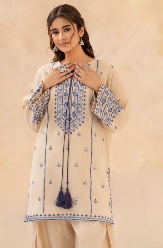 3 Piece Embroidered Lawn Suit - SKU:(LDS079)