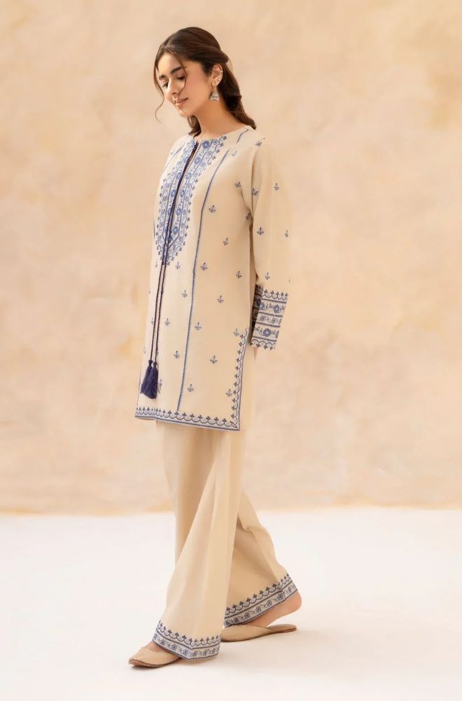 3 Piece Embroidered Lawn Suit - SKU:(LDS079)