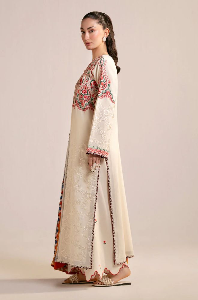 3 Piece Embroidered Lawn Suit - SKU:(LDS081)