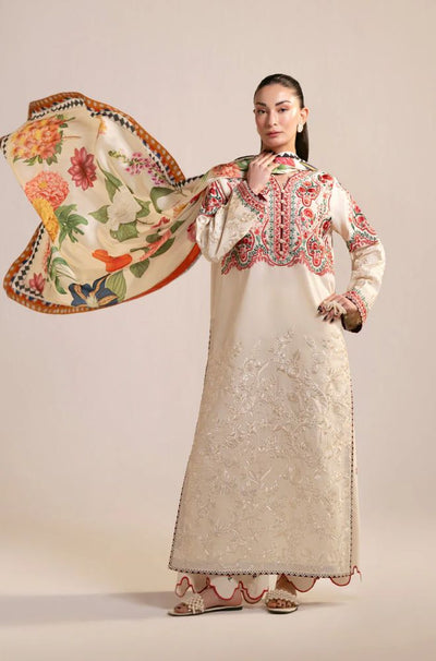 3 Piece Embroidered Lawn Suit - SKU:(LDS081)