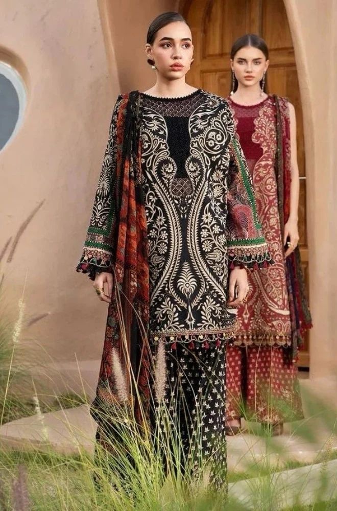 3 Piece Lawn Digital Printed Suit - SKU:(LDS056)